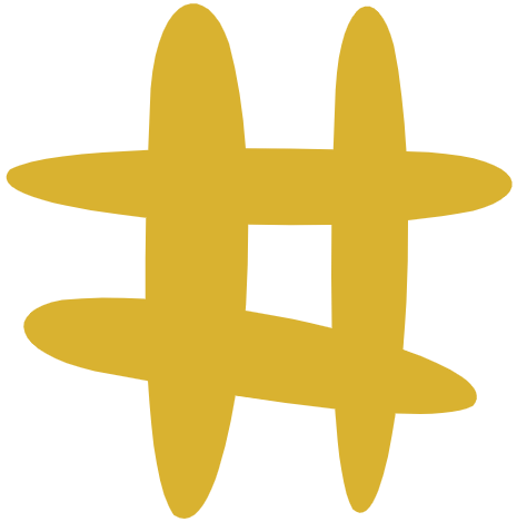 Icon: a hash symbol