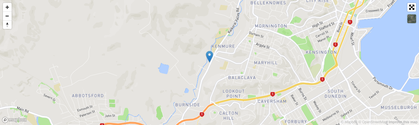 Map of iKULUTU.com in Kenmure, Dunedin